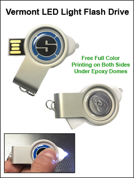 Vermont LED Light Flash Drive